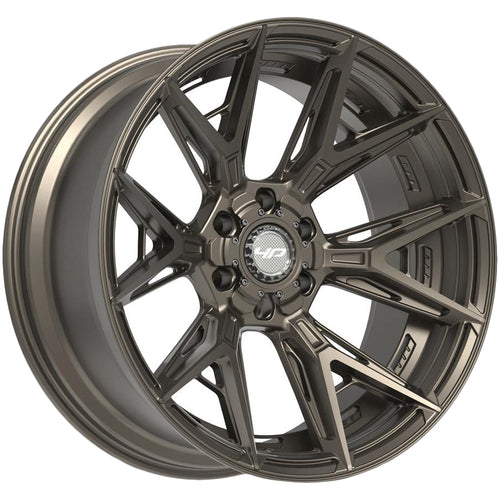 4Play 4P40 20x10 Satin Bronze - Face Wheel Rim View