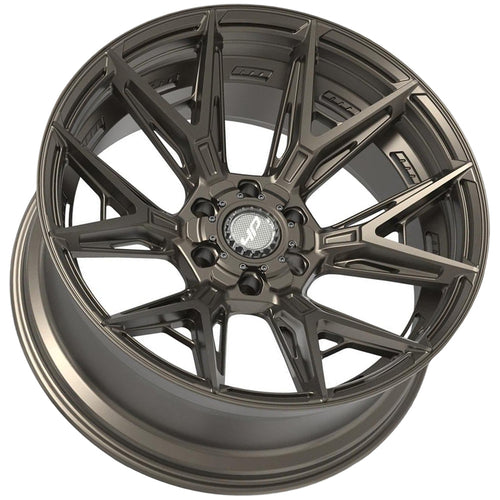 4Play 4P40 20x10 Satin Bronze - Angled Concave Profile View