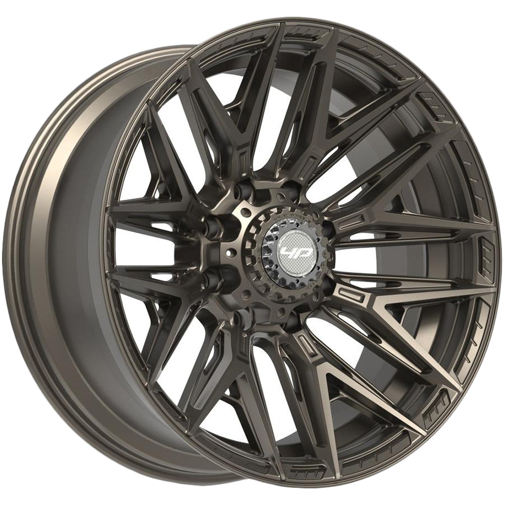 4Play 4P40 20x10 Satin Bronze - Face Wheel Rim View