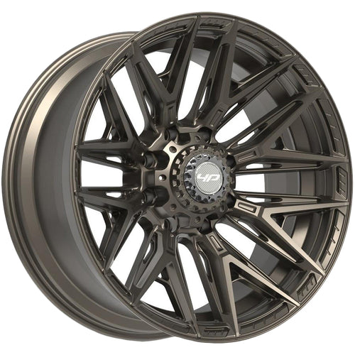 4Play 4P40 20x10 Satin Bronze - Face Wheel Rim View