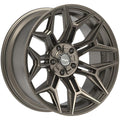 4Play 4P44 20x10 Satin Bronze - Face Wheel Rim View