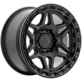 Arena A139 Octane 17x9 Satin Black/Gloss Black Lip - Face Wheel Rim View