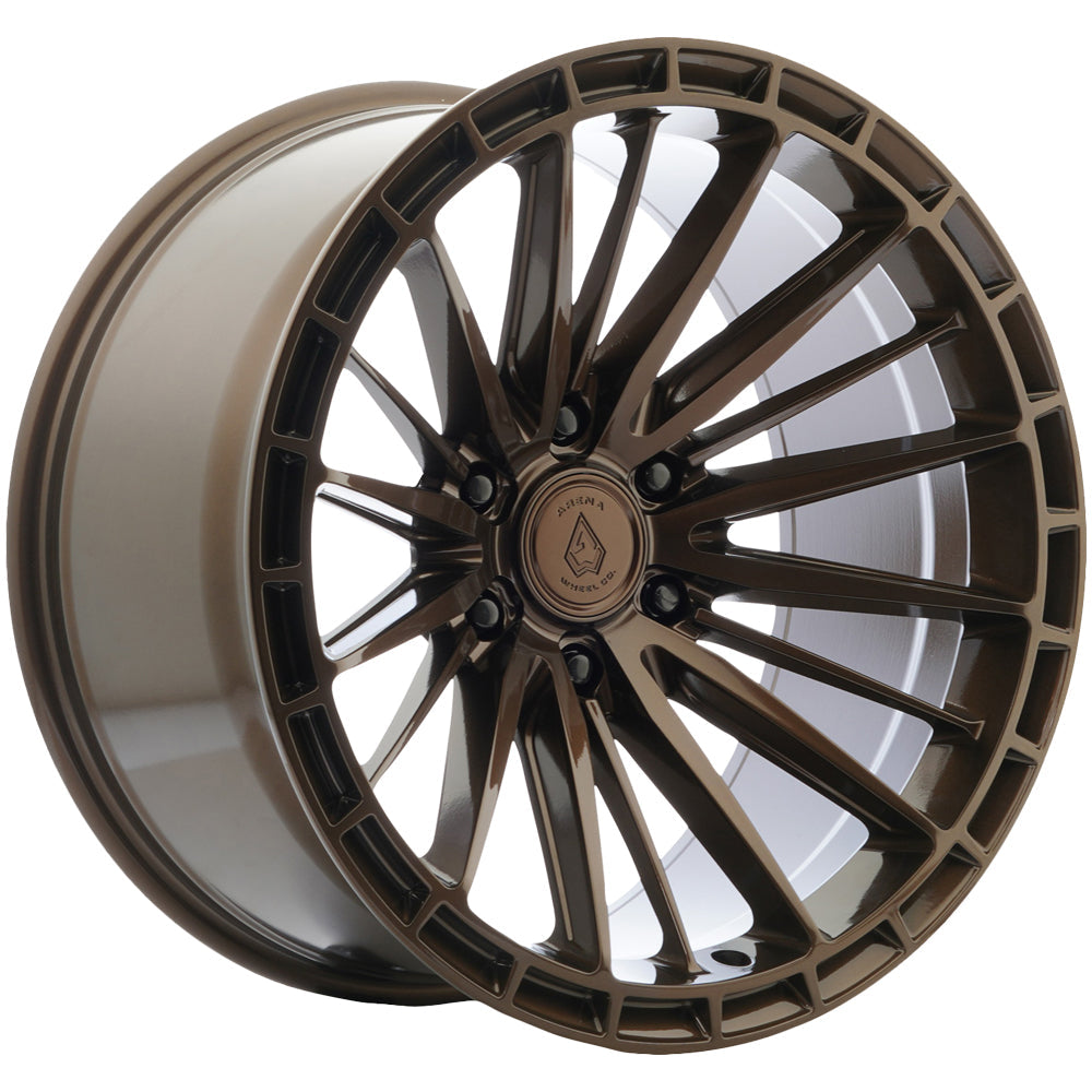 Arena A150 Sabotage 20x10 Smoked Bronze Tint Clear - Face Wheel Rim View
