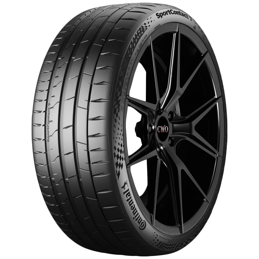 Continental SportContact 7 295/40R19 Tire - Front Tread Profile View