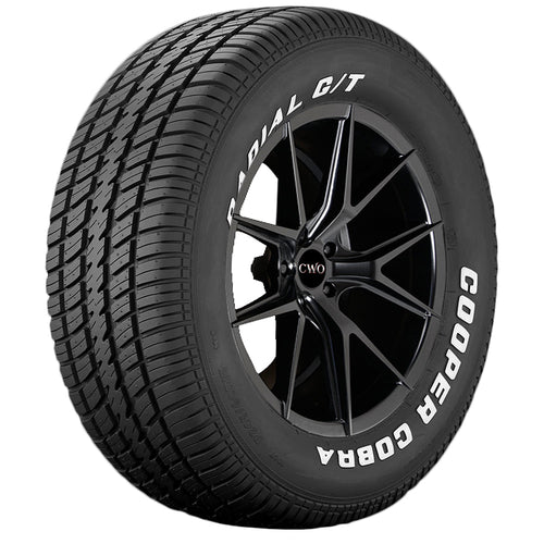 Cooper Cobra Radial G/T P215/65R15 Tire - Front Tread Profile View