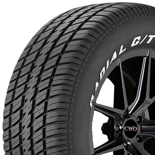 Cooper Cobra Radial G/T P245/60R15 Tire - Three-Quarter Tread & Sidewall Angle View