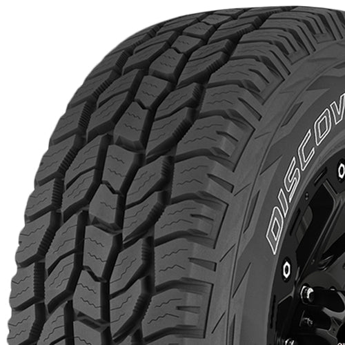 Cooper Discoverer A/T 235/75R15 Tire - Three-Quarter Tread & Sidewall Angle View