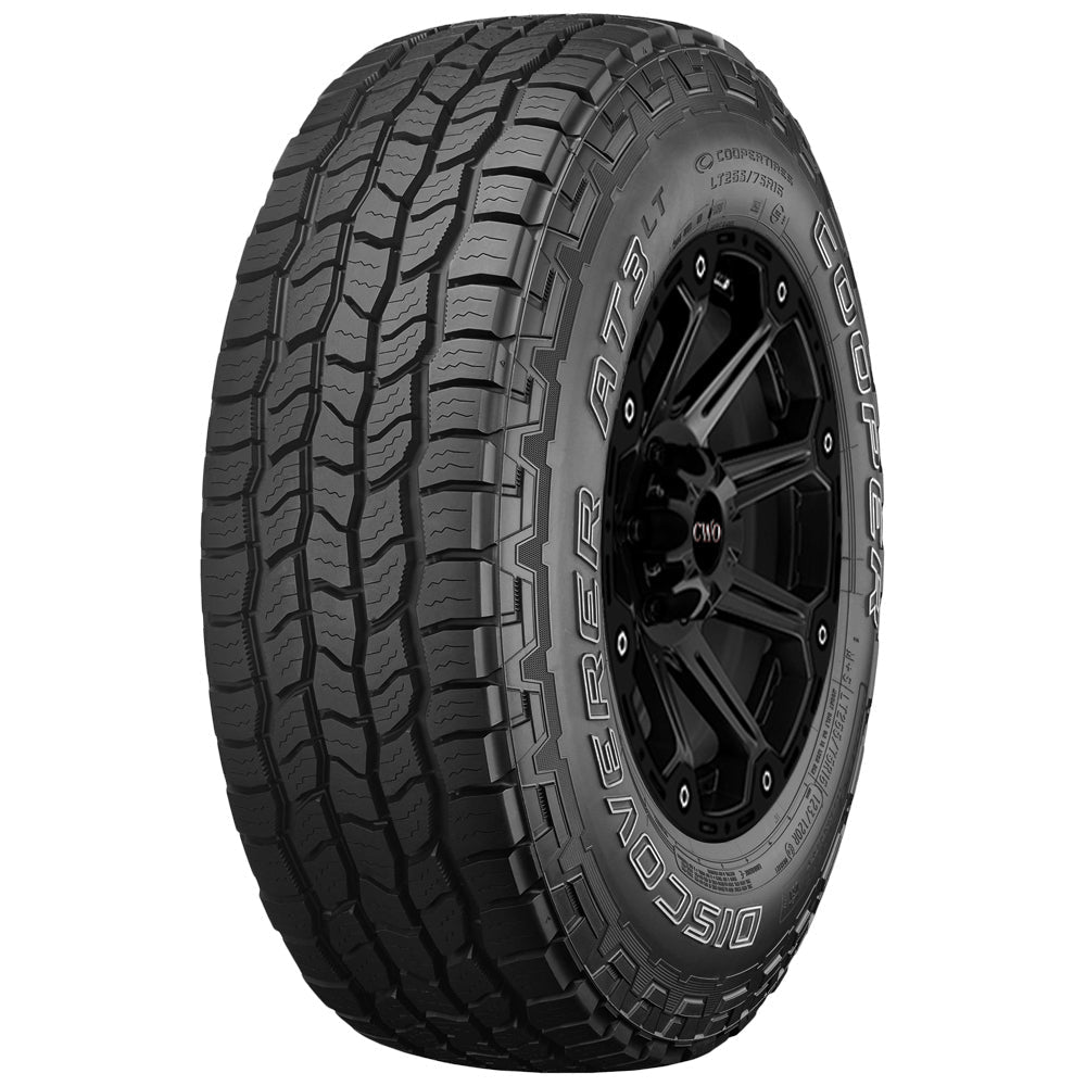 Cooper Discoverer A/T3 LT LT275/65R18 Tire - Front Tread Profile View