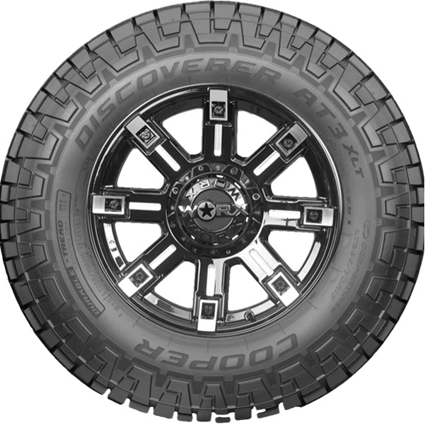 Cooper Discoverer A/T3 XLT LT315/70R17 Tire - Sidewall & Rim Protector Detail