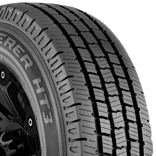 Cooper Discoverer HT3 LT245/70R17 Tire - Three-Quarter Tread & Sidewall Angle View
