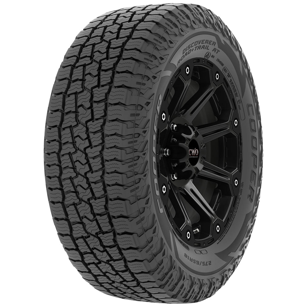 Cooper Discoverer Road+Trail AT 245/60R18 Tire - Front Tread Profile View