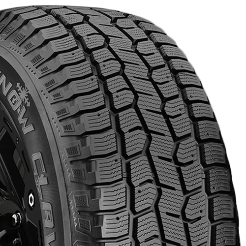 Cooper Discoverer Snow Claw LT245/75R17 Tire - Three-Quarter Tread & Sidewall Angle View