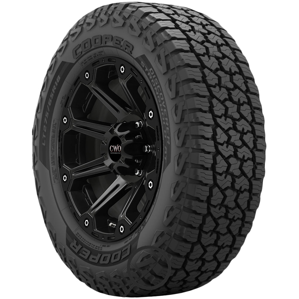 Cooper Discoverer Stronghold A/T LT295/70R18 Tire - Front Tread Profile View