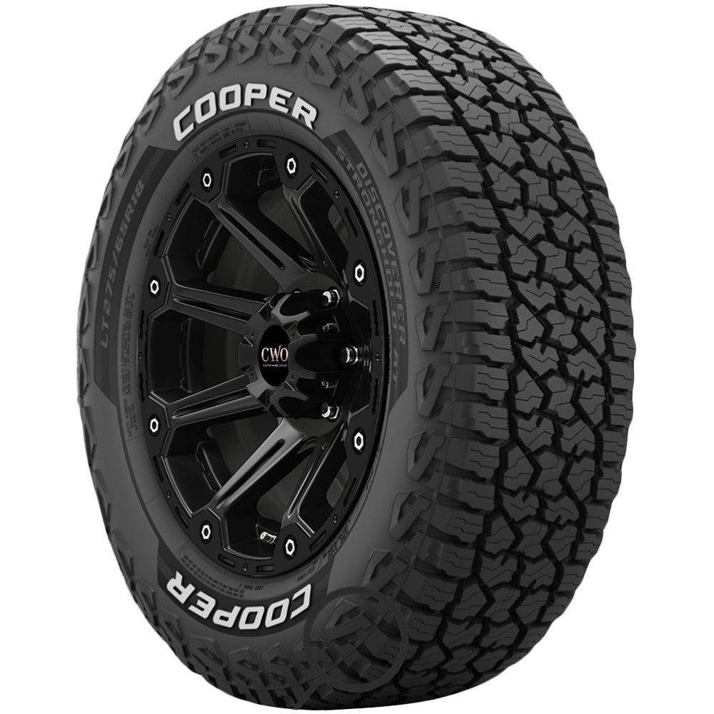 Cooper Discoverer Stronghold A/T LT275/70R18 Tire - Front Tread Profile View
