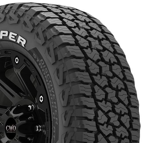 Cooper Discoverer Stronghold A/T LT265/75R16 Tire - Three-Quarter Tread & Sidewall Angle View