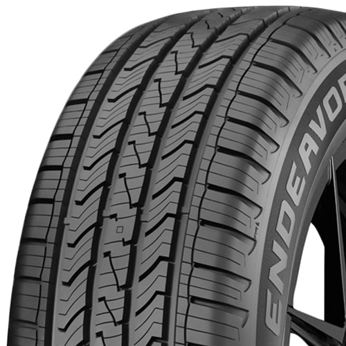 Cooper Endeavor Plus 215/65R17 Tire - Three-Quarter Tread & Sidewall Angle View