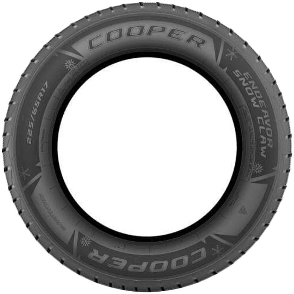 Cooper Endeavor Snow Claw 265/60R18 Tire - Sidewall & Rim Protector Detail
