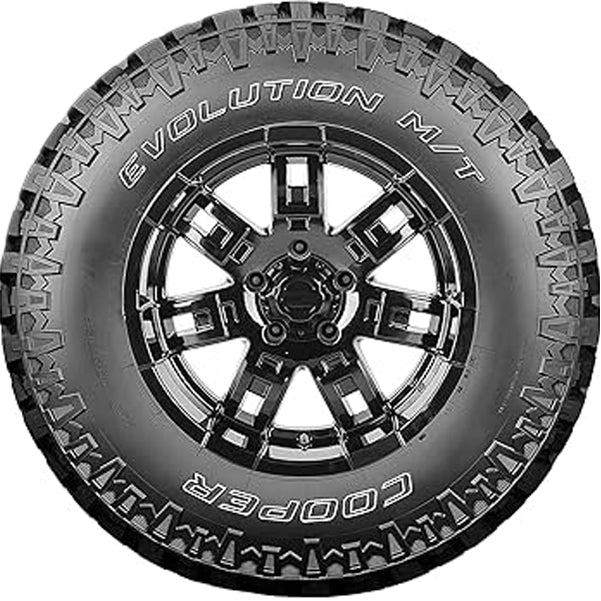 Cooper Evolution M/T 35x12.50R17LT Tire - Sidewall & Rim Protector Detail