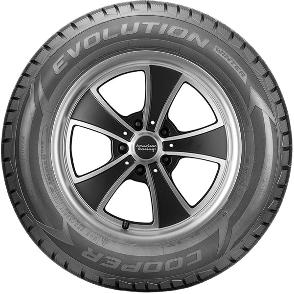 Cooper Evolution Winter 225/60R17 Tire - Sidewall & Rim Protector Detail