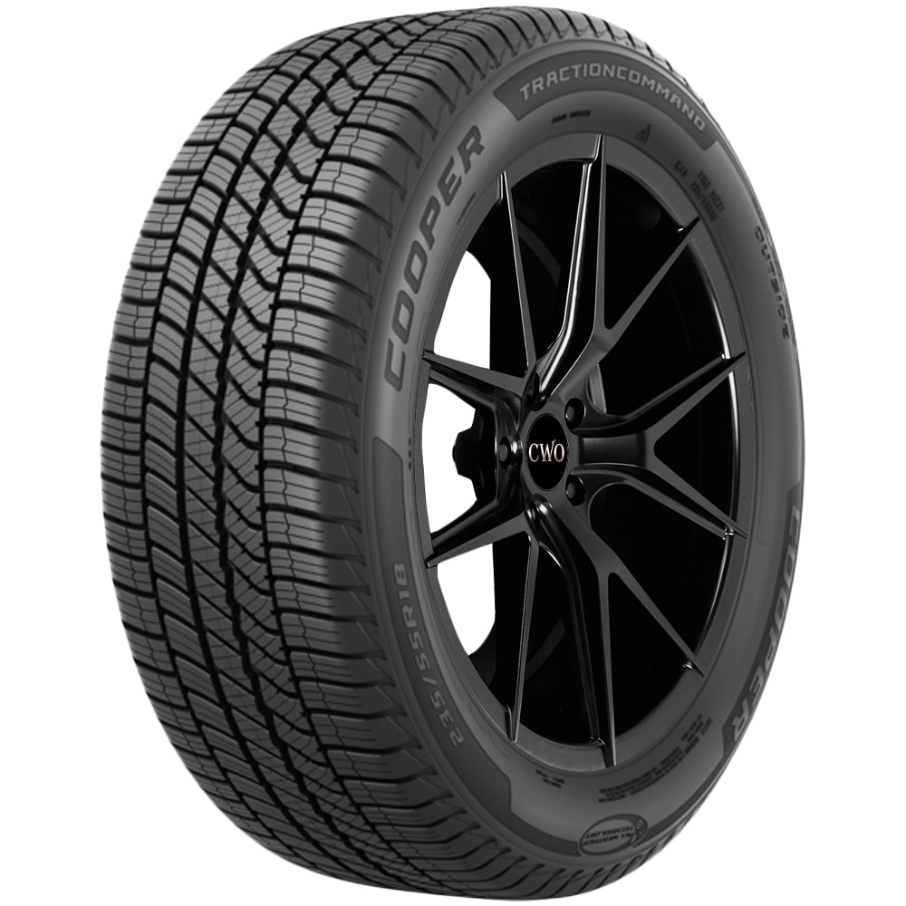 Cooper Traction Command 235/50R18 Tire - Front Tread Profile View