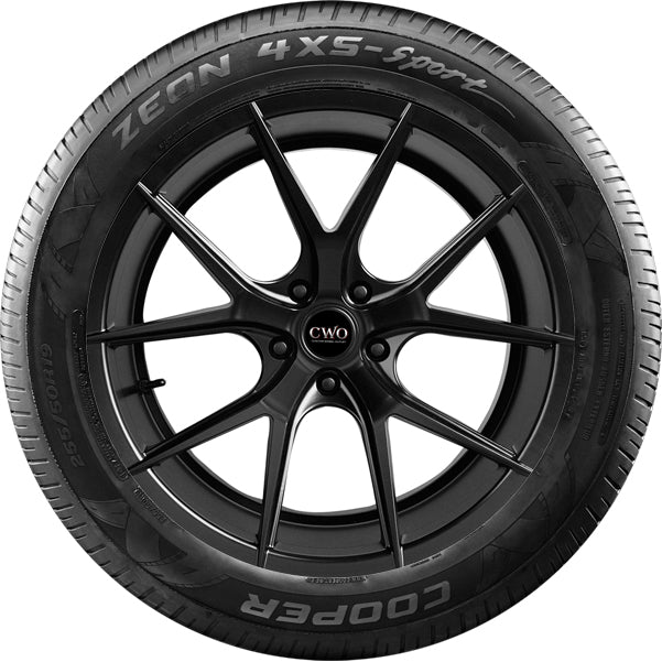 Cooper Zeon 4XS Sport 235/55R19 Tire - Sidewall & Rim Protector Detail