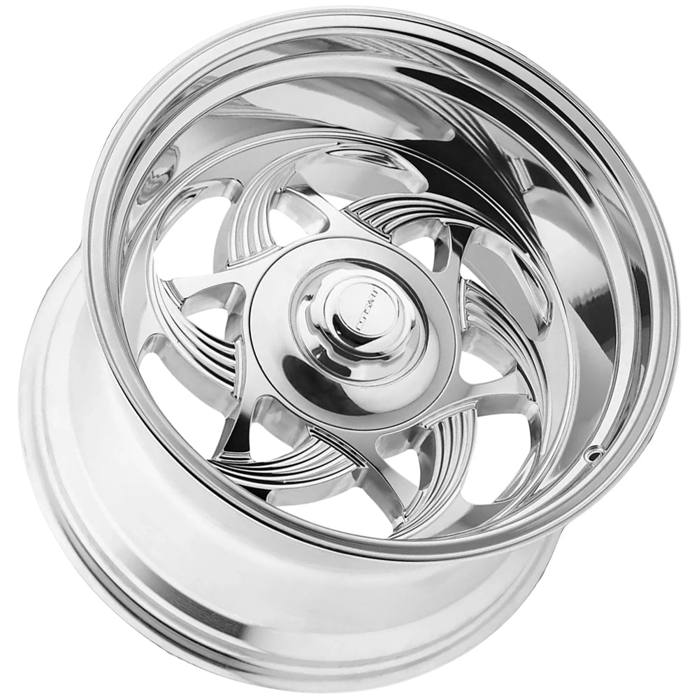 Corsart C104 El 701 18x11 Milled And Polished - Angled Concave Profile View