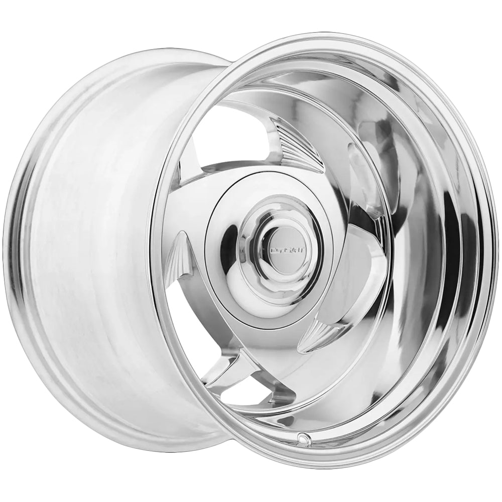 Corsart C105 El MZ 17x11 Milled And Polished - Face Wheel Rim View