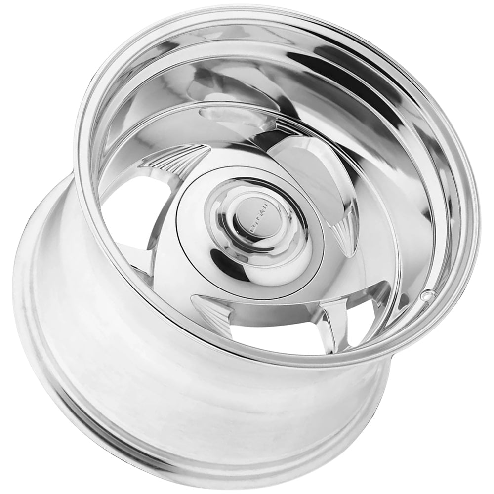 Corsart C105 El MZ 17x11 Milled And Polished - Angled Concave Profile View
