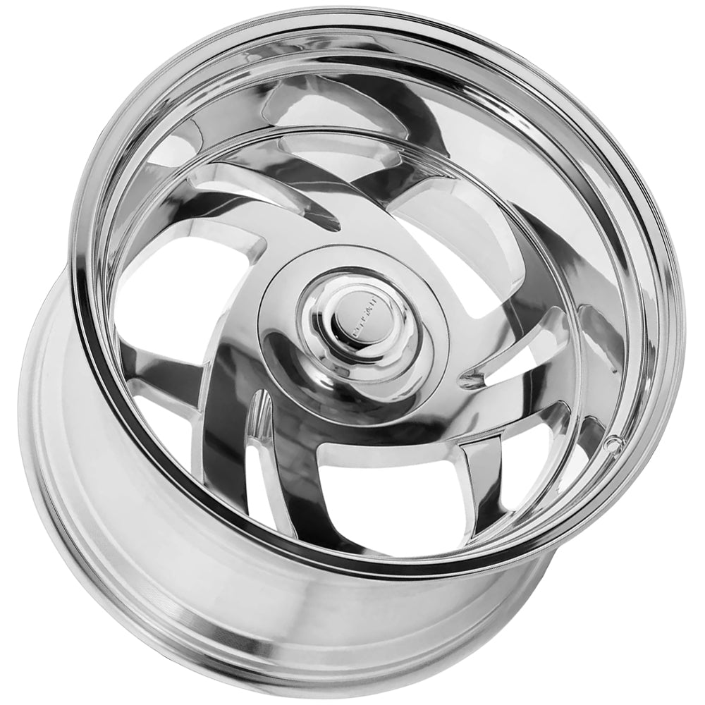 Corsart C106 El Mencho 20x12 Milled And Polished - Angled Concave Profile View