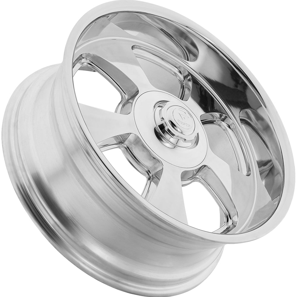 Corsart C107 Malibu 20x8 Milled And Polished - Angled Concave Profile View