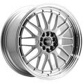 Defy D23 18x8 Silver Machine - Face Wheel Rim View