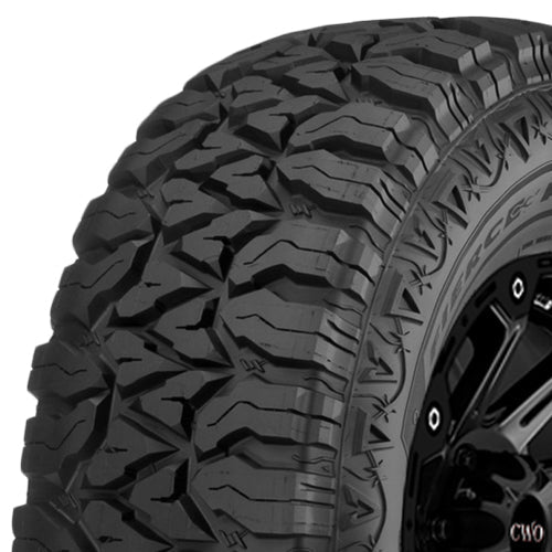 Goodyear Fierce Attitude M/T 35x12.50R20LT Tire - Three-Quarter Tread & Sidewall Angle View