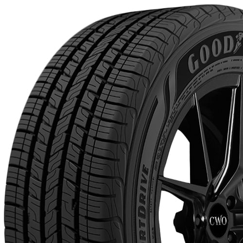 Goodyear Assurance ComfortDrive 245/45R17 Tire - Three-Quarter Tread & Sidewall Angle View