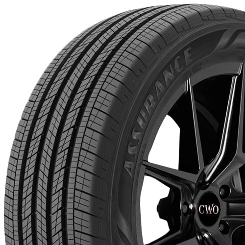 Goodyear Assurance Finesse 235/55R19 Tire - Three-Quarter Tread & Sidewall Angle View