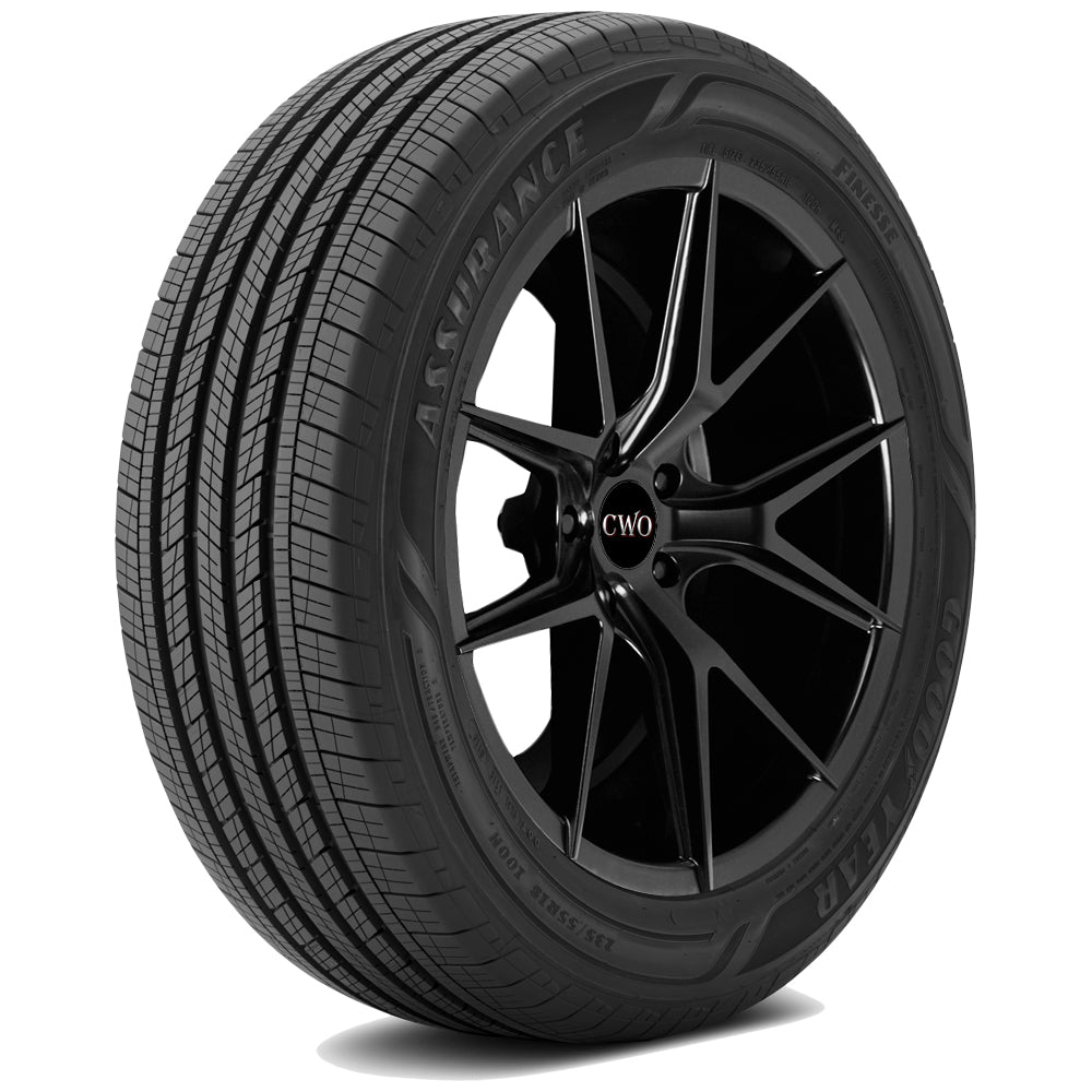 Goodyear Assurance Finesse 225/55R17 Tire - Front Tread Profile View