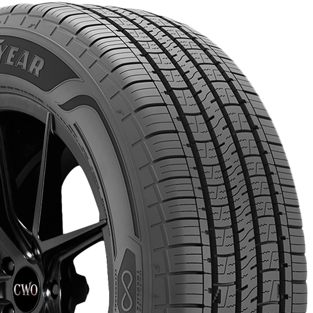 Goodyear Assurance MaxLife2 245/60R18 Tire - Three-Quarter Tread & Sidewall Angle View