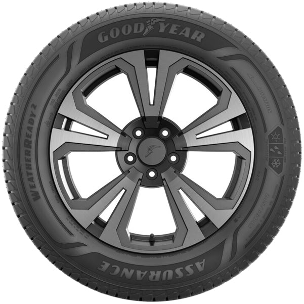 Goodyear Assurance WeatherReady 2 215/45R18 Tire - Sidewall & Rim Protector Detail