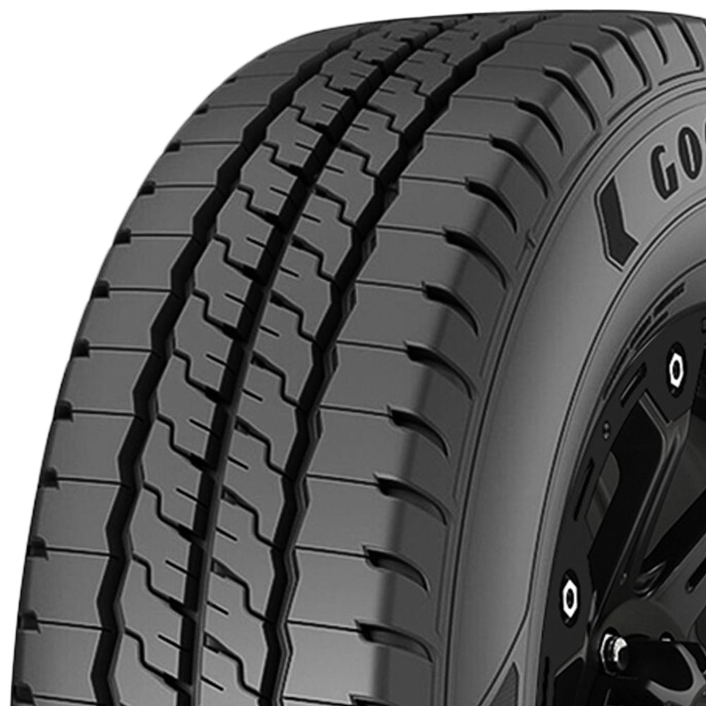 Goodyear Duramax G2 195/75R16C Tire - Three-Quarter Tread & Sidewall Angle View