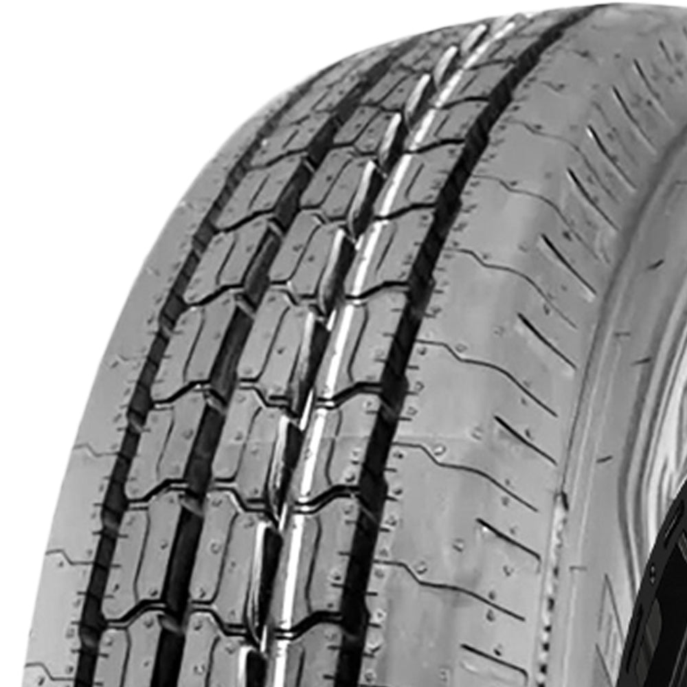 Goodyear Duramax Steel LT7.50R16 Tire - Three-Quarter Tread & Sidewall Angle View