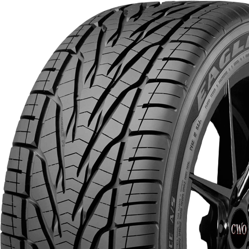 Goodyear Eagle F1 All Season 255/35ZR21 Tire - Three-Quarter Tread & Sidewall Angle View