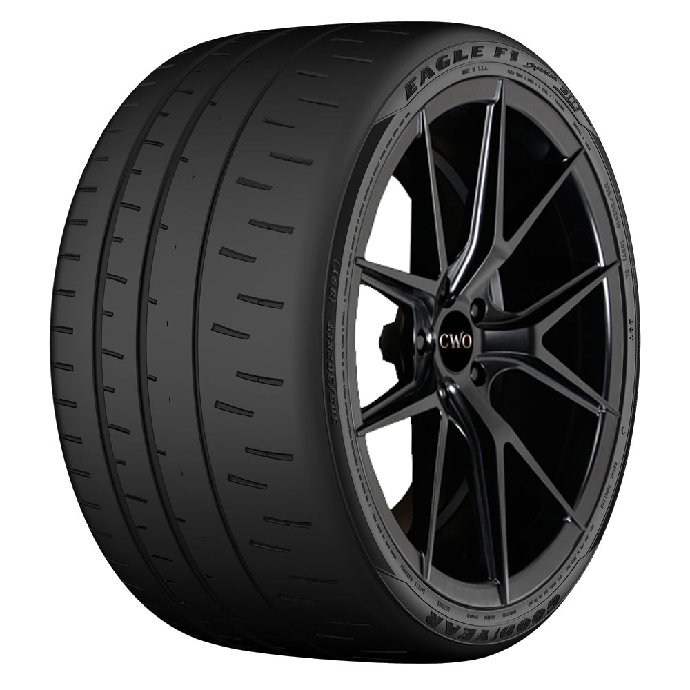 Goodyear Eagle F1 SuperCar 3R 225/45ZR17 Tire - Front Tread Profile View