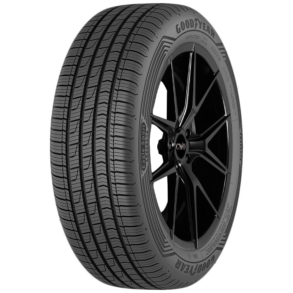 Goodyear Eagle Sport 4 Seasons 215/60R17 Tire - Front Tread Profile View