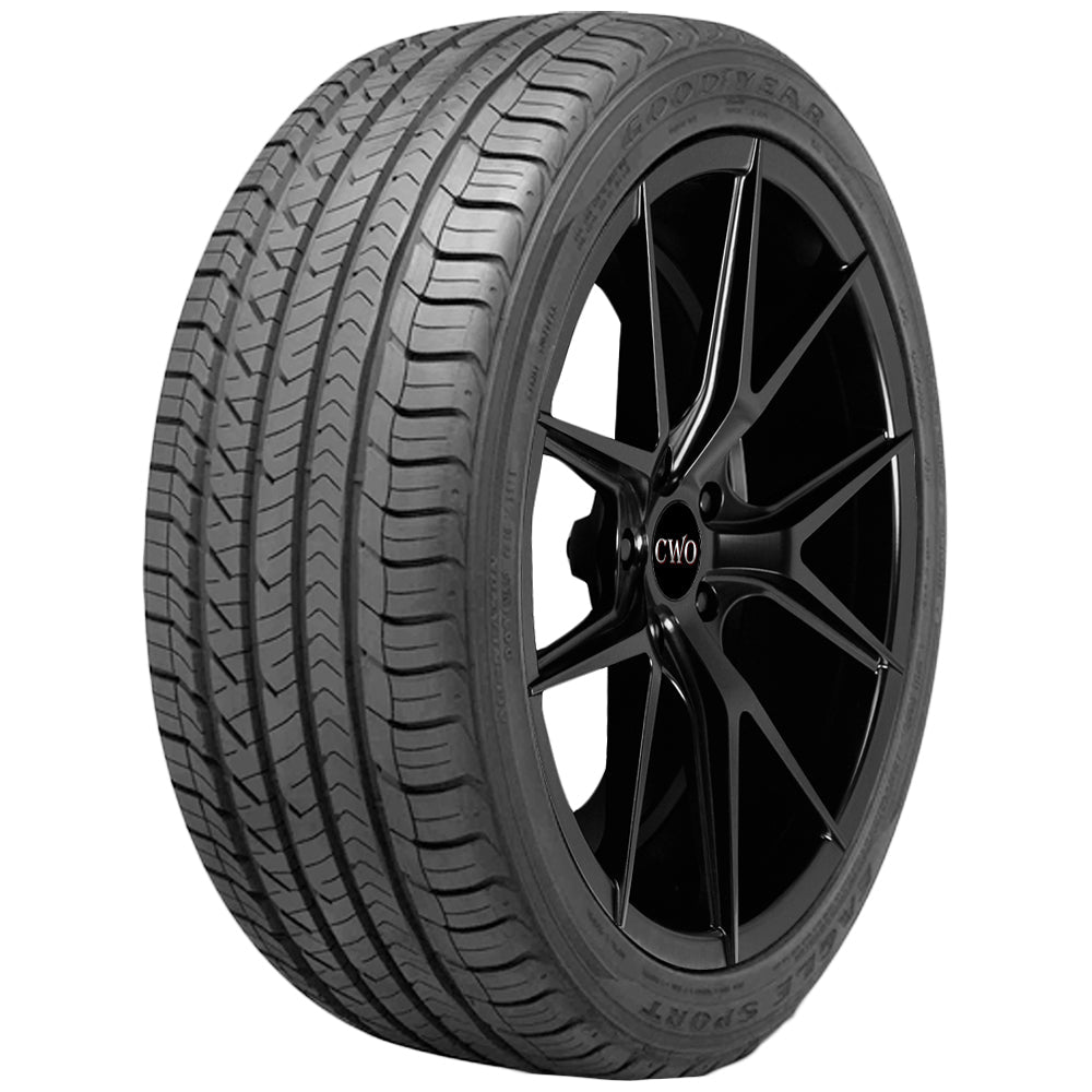 Goodyear Eagle Sport TZ 225/45R18 Tire - Front Tread Profile View