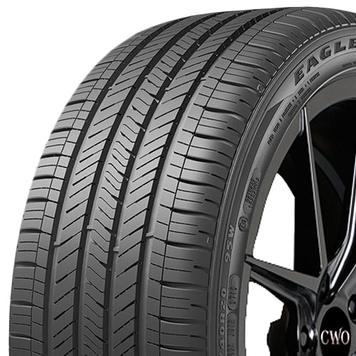 Goodyear Eagle Touring 235/45R19 Tire - Three-Quarter Tread & Sidewall Angle View