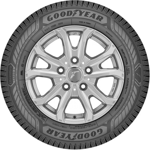 Goodyear Efficient Grip Cargo 2 195/75R16 Tire - Sidewall & Rim Protector Detail