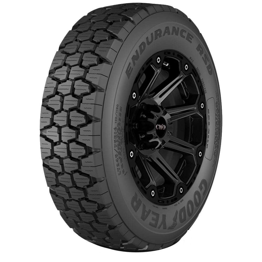 Goodyear Endurance RSD LT245/75R16 Tire - Front Tread Profile View