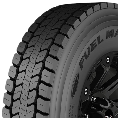 Goodyear Fuelmax RTD 225/70R19.5 Tire - Three-Quarter Tread & Sidewall Angle View
