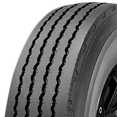 Goodyear G114 Trailer TL 215/75R17.5 Tire - Three-Quarter Tread & Sidewall Angle View