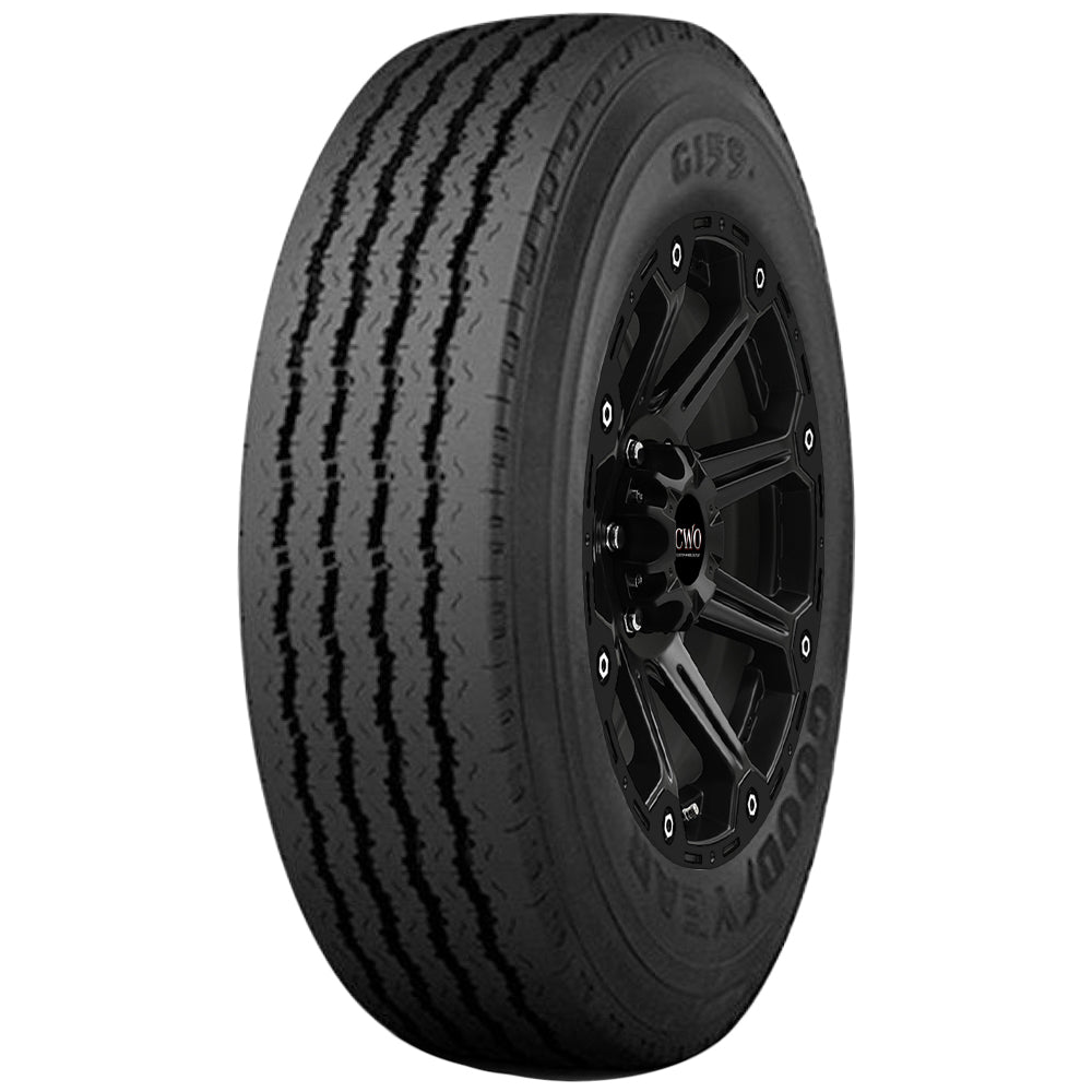 Goodyear G159 AP RIB 265/70R19.5 Tire - Front Tread Profile View
