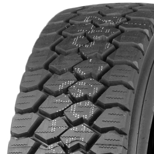 Goodyear G622 RSD 225/70R19.5 Tire - Three-Quarter Tread & Sidewall Angle View